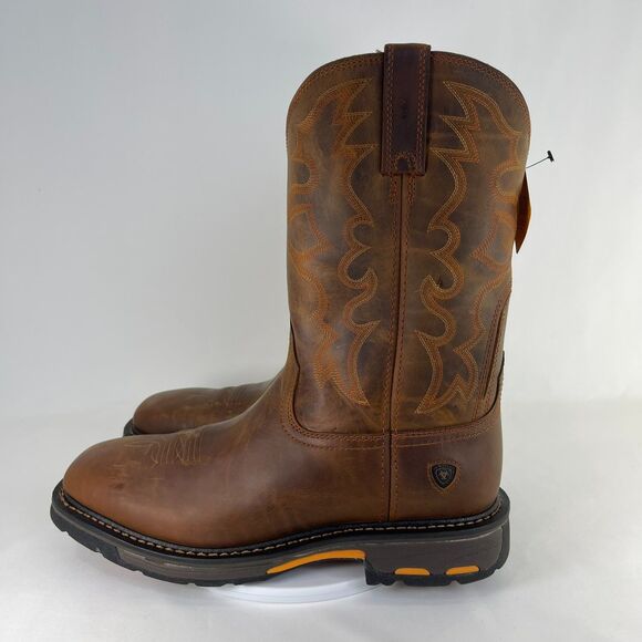 Ariat Workhog Square Toe Boot Toast 10007043 | Men\'s 11.5 D Medium | NEW main image 5